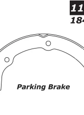 Centric Premium Parking Brake Shoes 111.08980                                     - 111.08980 - Image 2