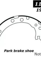Centric Premium Parking Brake Shoes 111.09280                                     - 111.09280 - Image 2