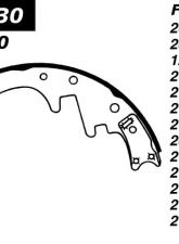 Centric Heavy Duty Brake Shoes 112.02630                                     - 112.02630 - Image 2