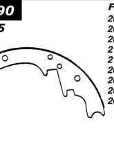 Centric Heavy Duty Brake Shoes 112.04190                                     - 112.04190 - Image 2