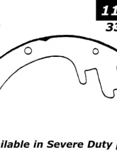 Centric Heavy Duty Brake Shoes 112.04510                                     - 112.04510 - Image 2