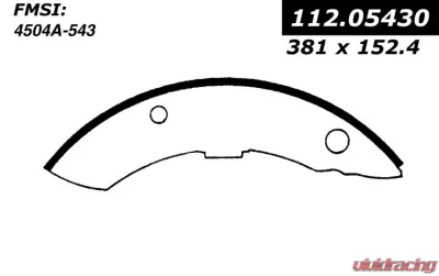 Centric Heavy Duty Brake Shoes 112.05430 - 112.05430