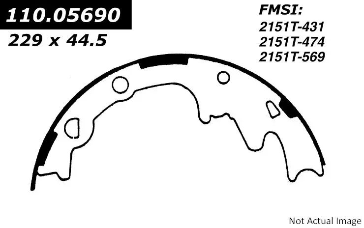 Centric Heavy Duty Brake Shoes 112.05690 - 112.05690