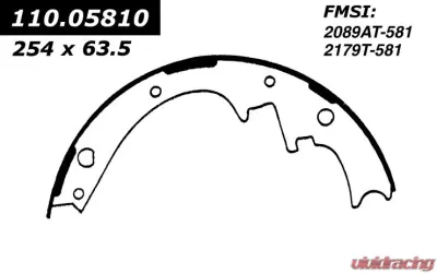 Centric Heavy Duty Brake Shoes 112.05810 - 112.05810