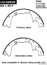 Centric Heavy Duty Brake Shoes 112.05830                                     - 112.05830 - Image 2