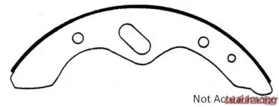 Centric Heavy Duty Brake Shoes 112.06140 - 112.06140