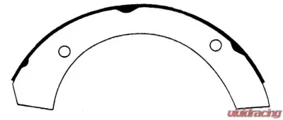 Centric Heavy Duty Brake Shoes 112.06160 - 112.06160