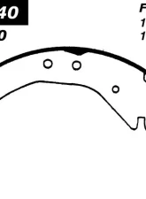 Centric Heavy Duty Brake Shoes 112.06540                                     - 112.06540 - Image 2