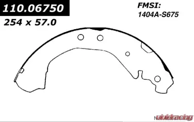 Centric Heavy Duty Brake Shoes 112.06750 - 112.06750