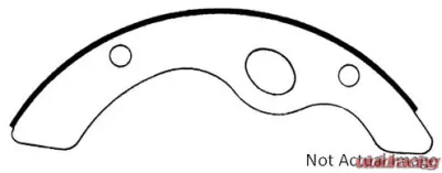 Centric Heavy Duty Brake Shoes 112.06790 - 112.06790