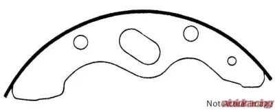 Centric Heavy Duty Brake Shoes 112.06850 - 112.06850