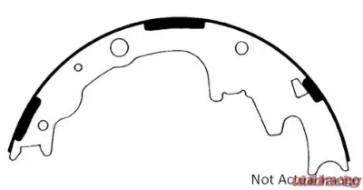 Centric Heavy Duty Brake Shoes 112.07040 - 112.07040