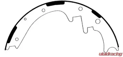 Centric Heavy Duty Brake Shoes 112.07050 - 112.07050