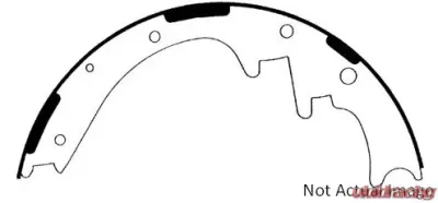 Centric Heavy Duty Brake Shoes 112.07050 - 112.07050