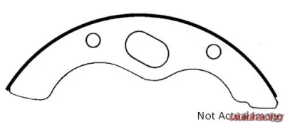 Centric Heavy Duty Brake Shoes 112.07270 - 112.07270