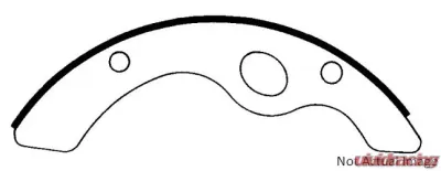 Centric Heavy Duty Brake Shoes 112.07310 - 112.07310