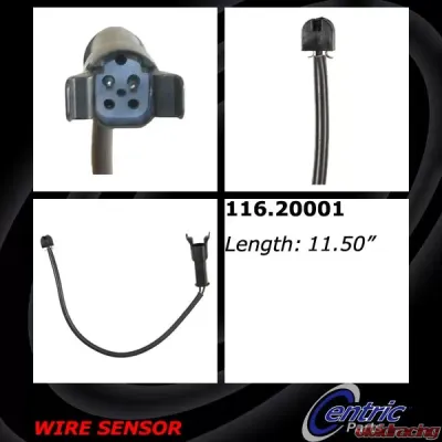 Centric Brake Pad Sensor Wires 116.20001 - 116.20001