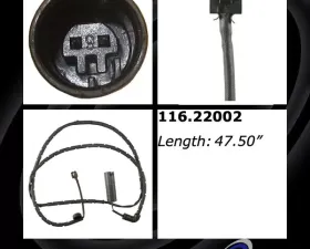 Centric Brake Pad Sensor Wires 116.22002