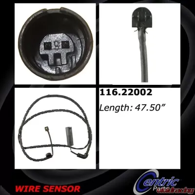 Centric Brake Pad Sensor Wires 116.22002 - 116.22002