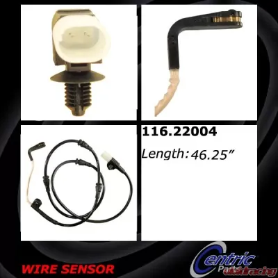 Centric Brake Pad Sensor Wires 116.22004 - 116.22004