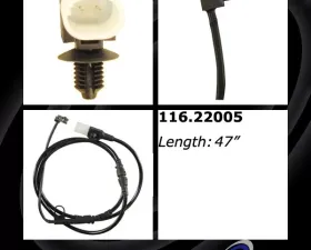 Centric Brake Pad Sensor Wires 116.22005