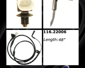 Centric Brake Pad Sensor Wires 116.22006