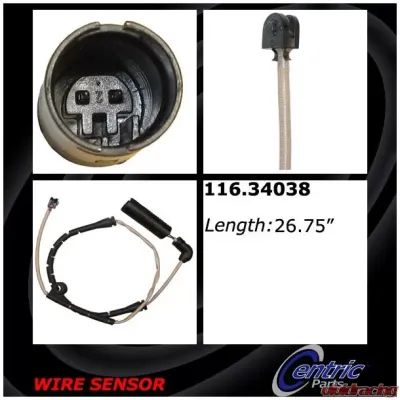 Centric Brake Pad Sensor Wires 116.34038 - 116.34038