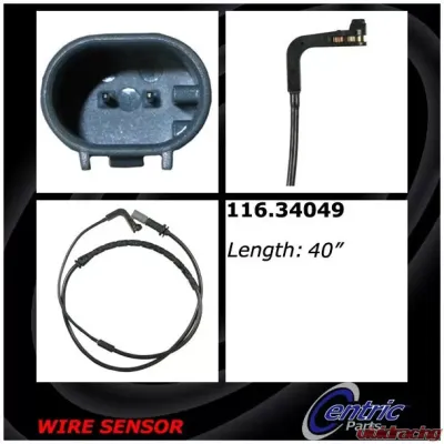 Centric Brake Pad Sensor Wires 116.34049 - 116.34049