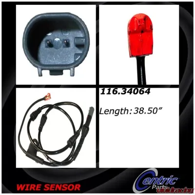 Centric Brake Pad Sensor Wires 116.34064 - 116.34064