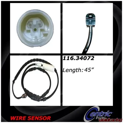 Centric Brake Pad Sensor Wires 116.34072 - 116.34072