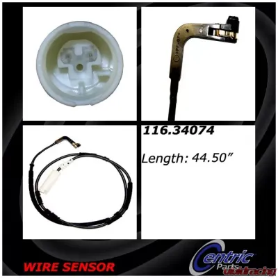 Centric Brake Pad Sensor Wires 116.34074 - 116.34074