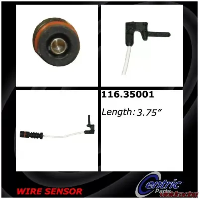 Centric Brake Pad Sensor Wires 116.35001 - 116.35001
