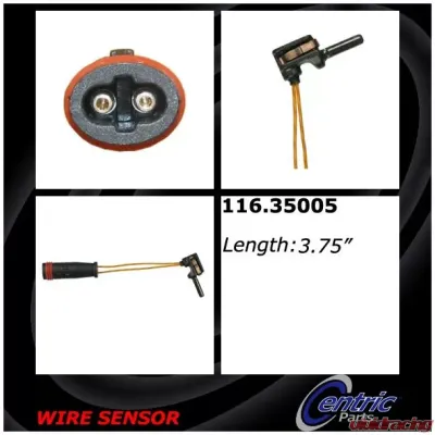 Centric Brake Pad Sensor Wires 116.35005 - 116.35005