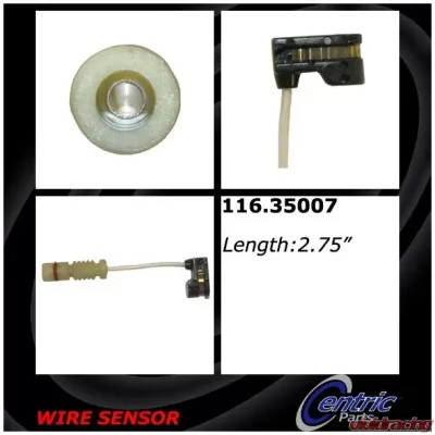 Centric Brake Pad Sensor Wires 116.35007 - 116.35007