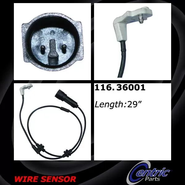Centric Brake Pad Sensor Wires 116.36001 - 116.36001