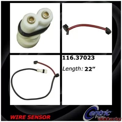 Centric Brake Pad Sensor Wires 116.37023 - 116.37023