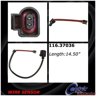 Centric Brake Pad Sensor Wires 116.37036 - 116.37036