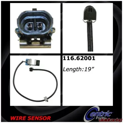 Centric Brake Pad Sensor Wires 116.62001 - 116.62001