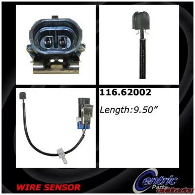 Centric Brake Pad Sensor Wires 116.62002 - 116.62002