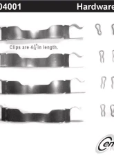 Centric Disc Brake Hardware Kit 117.04001                                     - 117.04001 - Image 2