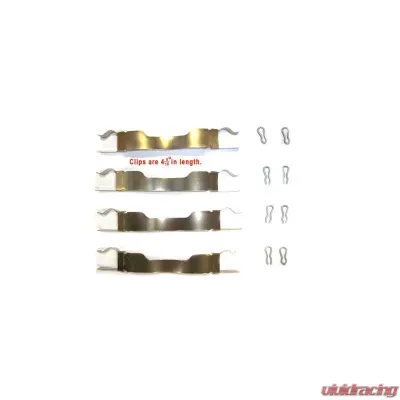 Centric Disc Brake Hardware Kit 117.04001 - 117.04001