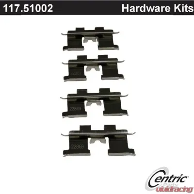 Centric Disc Brake Hardware Kit 117.51002 - 117.51002