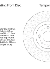 Centric Premium Brake Rotor 120.04004                                     - 120.04004 - Image 4