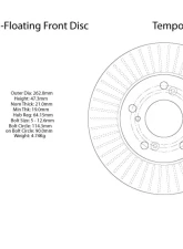 Centric Premium Brake Rotor 120.40082                                     - 120.40082 - Image 4