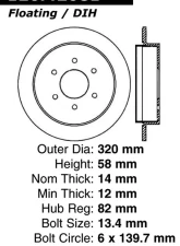 Centric Premium Brake Rotor 120.42081                                     - 120.42081 - Image 4