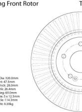 Centric Premium Brake Rotor 120.50028                                     - 120.50028 - Image 4