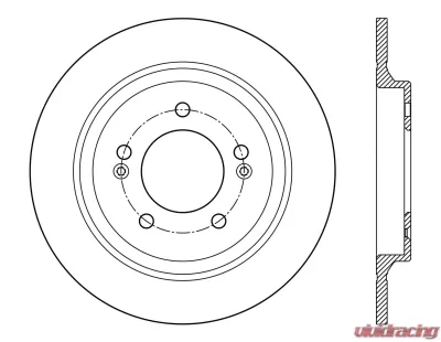 Centric Premium Brake Rotor 120.50029 - 120.50029