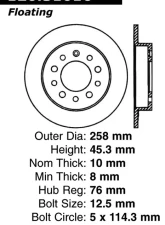 Centric Premium Brake Rotor 120.51016                                     - 120.51016 - Image 4