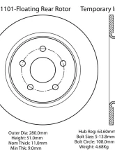 Centric Premium Brake Rotor 120.61101                                     - 120.61101 - Image 4