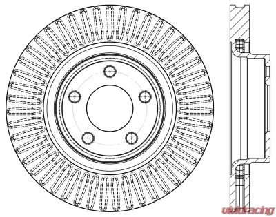 Centric Premium Brake Rotor 120.61112 - 120.61112